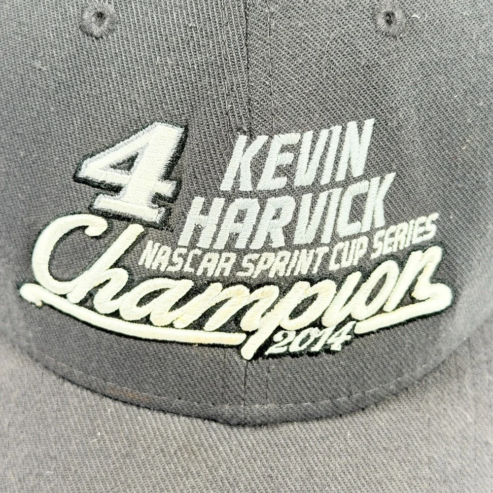 Kevin Harvick 2014 NASCAR Champion Hat New Era 39THIRTY Gray‎ Size Large X-Large